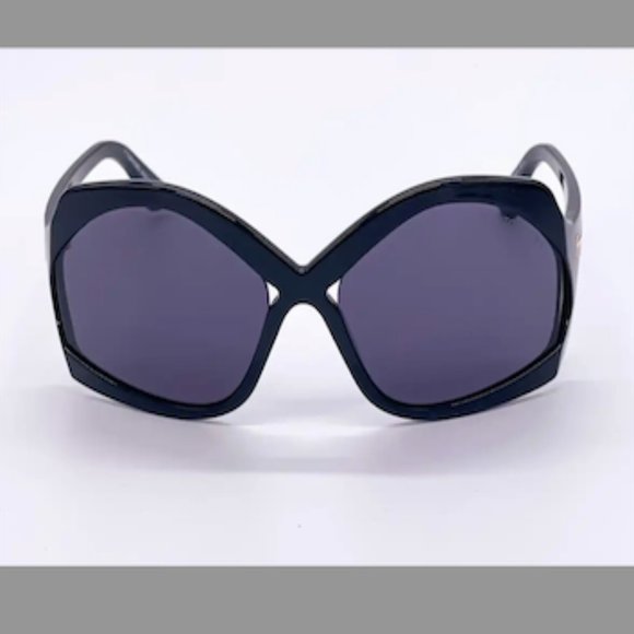 NWT!  TOM FORD UNISEX CHEYENNE 68MM SUNGLASSES Black - Picture 3 of 9